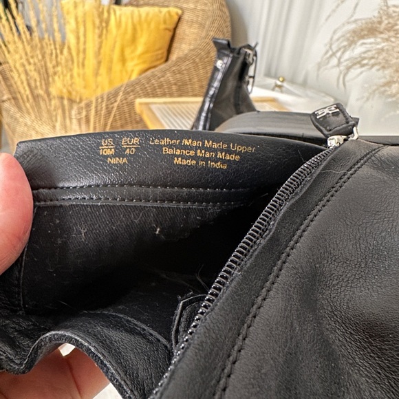 Sam Edelman classic combat boots in glossy leather - Picture 7 of 8